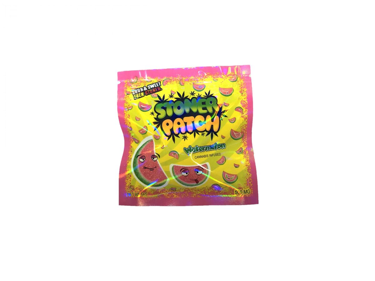 Stoner Patch Watermelon Gummies (500mg THC) - Image 2
