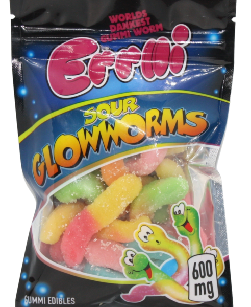 Errlli Sour Glow Worms 600mg THC