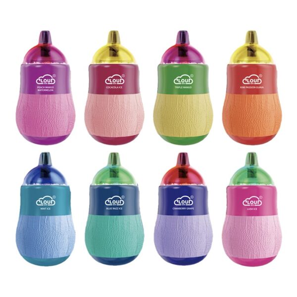 Cloud Bar 9000 Fruity Flavors Disposable Vape – 16ml E-Liquid, 500mAh, Type-C Rechargeable