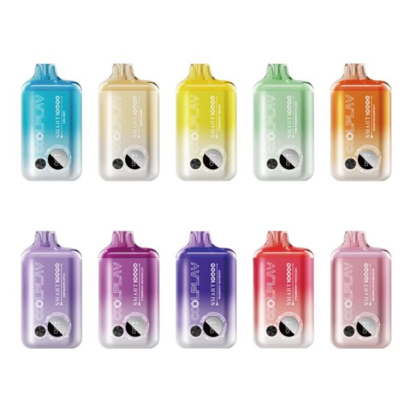 Coolplay Smart 10000 Disposable Vape – 20ml Pre-Filled, Boost Mode with Smart Display and Dual Mesh Coil Technology