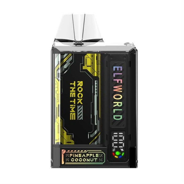 ELFWORLD Transpro9000 Disposable Wholesale: Advanced Digital Display, Customizable Airflow & Diverse Flavors