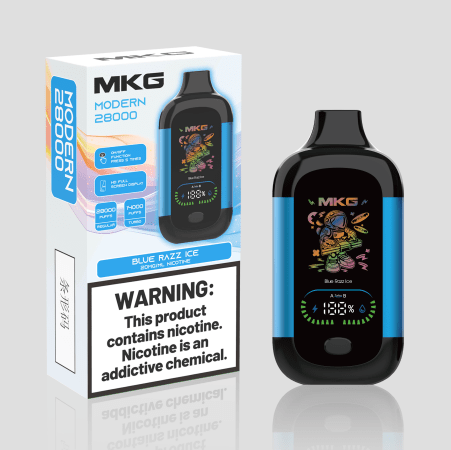 MKG Modern 28000 Puffs Disposable Vape – High-Capacity, Dual Mesh Coil, Digital Display Bulk Wholesale