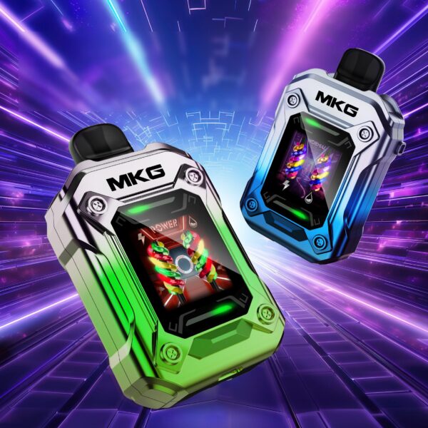 MKG Taitan 20000 High-Capacity Vape – 20ml, Dual Mesh Coils, TFT Animation Display Wholesale