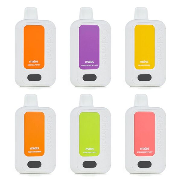 7 Daze Clickmate 15000 Puff Disposable Vape with Replaceable Pod Mates and 18ml E-Juice