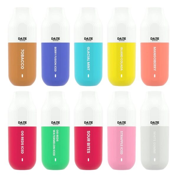 7 Daze Egge Tobacco-Free 3000 Puff Rechargeable Disposable Vape Kit with 7ml E-Liquid