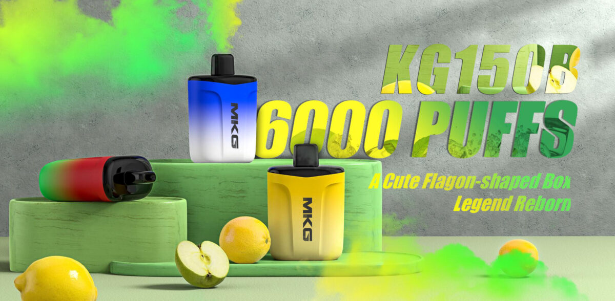 MKG Box Disposable Vape MK150B Flagon-shaped Body 14ml E-juice