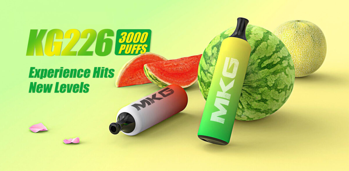 MKG KG226 Disposable Vapes 3000puffs New Bottle E-cigarette