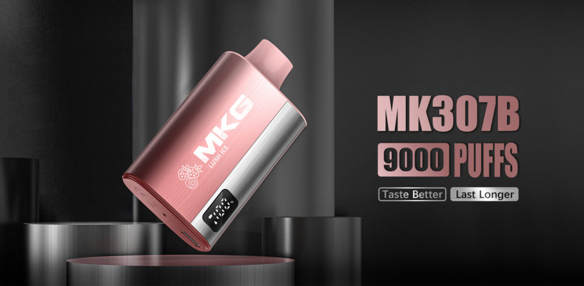 MKG Digital Display Vape 19ml 9000puffs E-juice Level Display