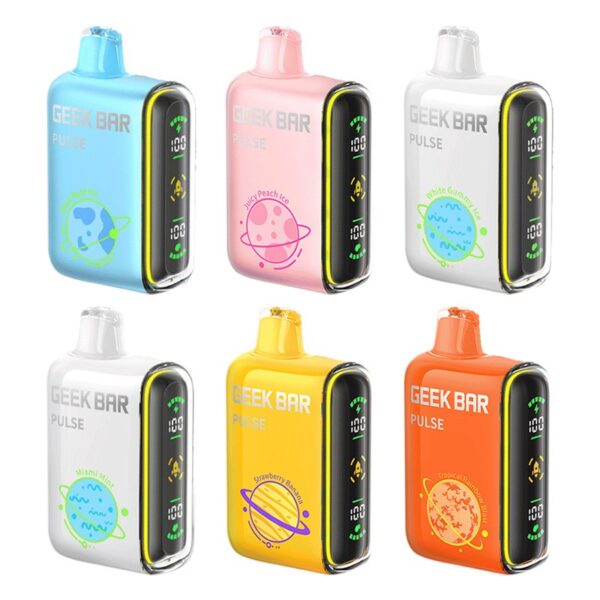 Geek Bar Pulse 15000 Full-View Screen Disposable Vape Kit