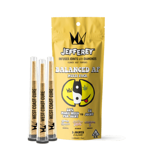 Balanced AF Pack – Jefferey Infused Joint 1.2g 3 Pack