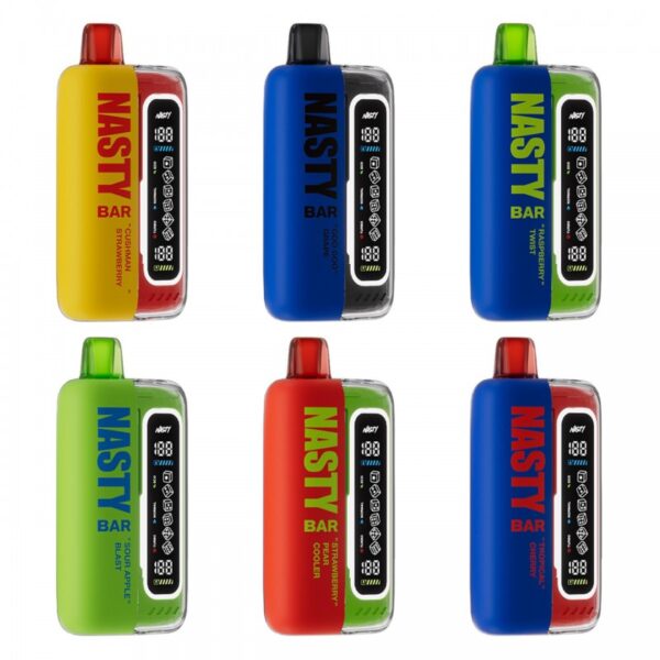 Nasty Bar XL DR20Ki: Advanced 20000 Puff Disposable Vape with Dynamic Vaping Modes and Dual Mesh Coils