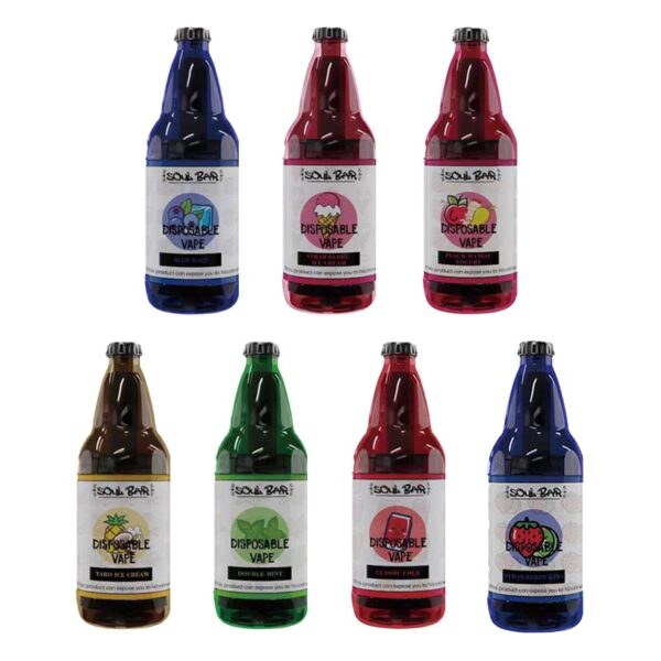SFOG Soul Bar Disposable Vape – 22ml Pre-Filled, Mini Beer Bottle Design, 15000 Puffs with RGB Light