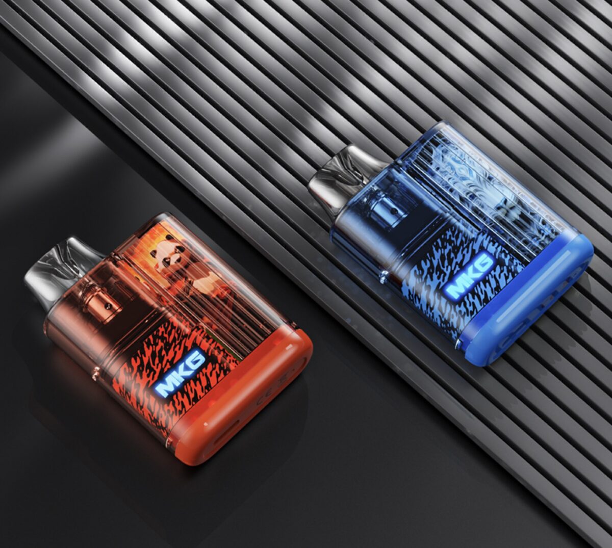 MKG Refillable Vape With its LED Display OEM Logo