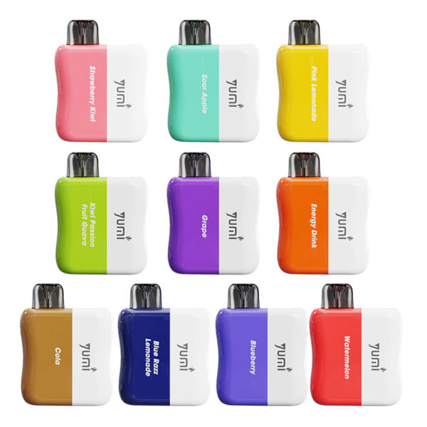 Yumi DC5000 Portable Disposable Vape: 10.5ml Pre-filled, 5000 Puffs, USB-C Rechargeable