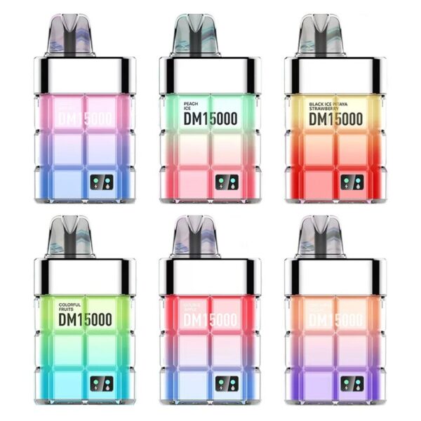 BMOR Bangma DM15000: Stylish Disposable Vape with Transparent Design and Dual Indicator Lights