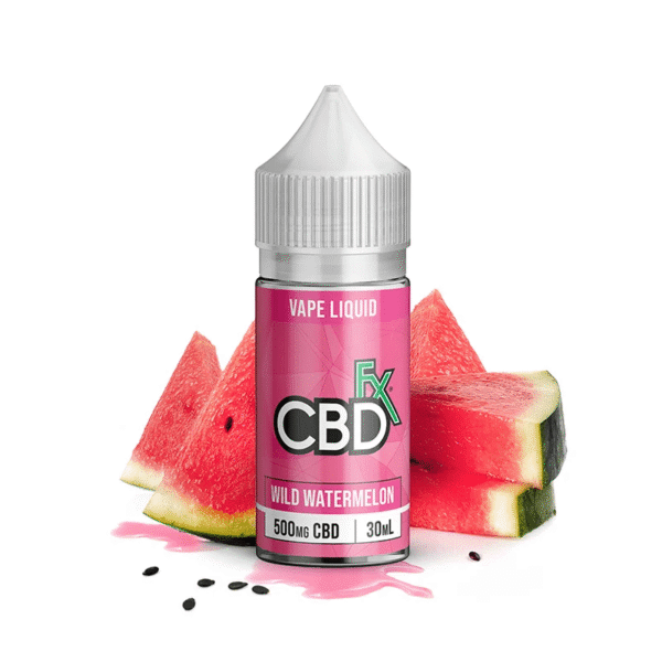 CBDfx Wild Watermelon Vape Series CBD E-juice 30ml – 500mg/1000mg/2000mg, Pure CBD