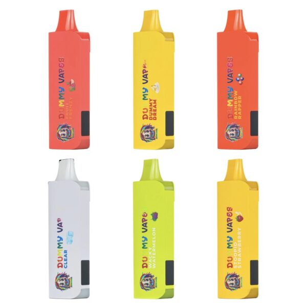 Dummy Vapes 18ml 8000 Puffs Rechargeable Mesh Coil Disposable Vape
