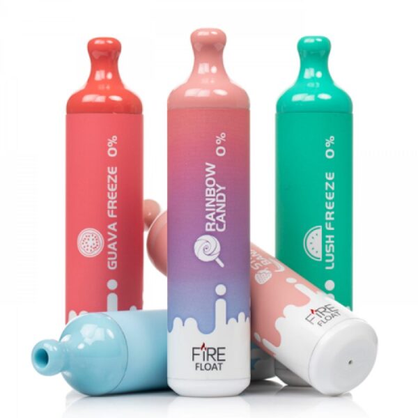 Fire Float Zero 3000 Puff Nicotine-Free Disposable Vape with 8ml Pre-Filled E-Juice and 1200mAh Battery