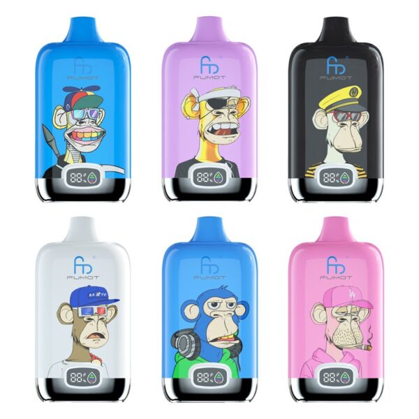 RandM Digital Box 12000 Disposable Vape – 20ml Pre-Filled 5% Nic, Rechargeable 850mAh with Mesh Coil & Display