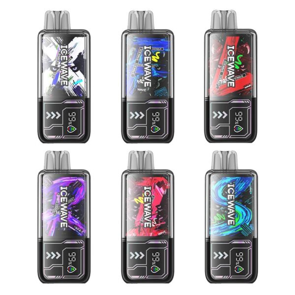 ICEWAVE X8500 Disposable Vape – 18ml Pre-Filled, Rechargeable, with Mesh Coil and Display