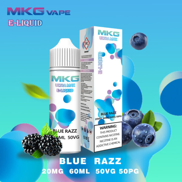 MKG Vape E-Liquid Wholesale – 60ml Bottles, 20mg Nicotine, Balanced VG/PG Blend, TPD Certificated