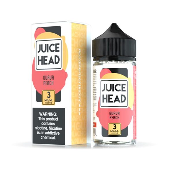 Juice Head Guava Peach Vape Juice 100ml – Lush Guava & Juicy Peach E-Liquid