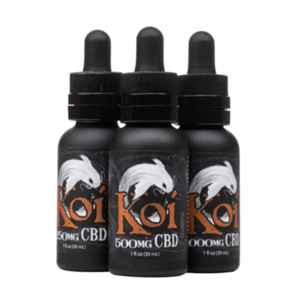 Koi CBD Flavorless Additive CBD E-juice: Broad Spectrum, 30ml – Versatile for Vaping or Tincture Use, Available in 250mg, 500mg, 1000mg Strengths