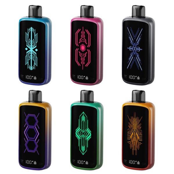 Horizontech MICCO N16000 Adjustable Wattage Disposable Vape with 20ml E-Liquid and Digital Screen Display
