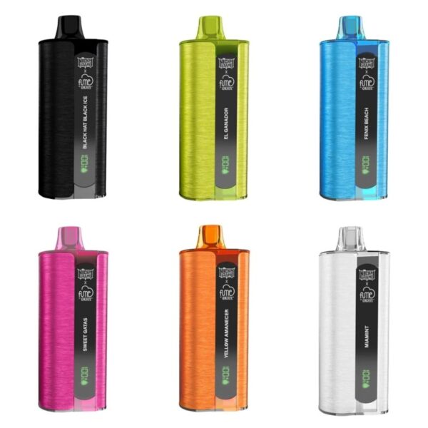 Nicky Jam X Fume 10000 Puffs Disposable Vape – 19ml Pre-Filled, Rechargeable with Digital Screen and Celebrity-Endorsed Flavors