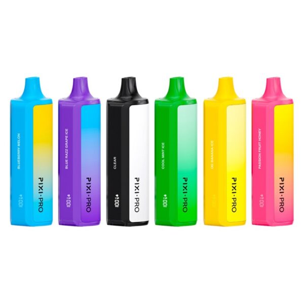 PIXI Pro 8000 Disposable Vape – 14ml Pre-Filled, 6% Nicotine, LCD Indicator, Rechargeable