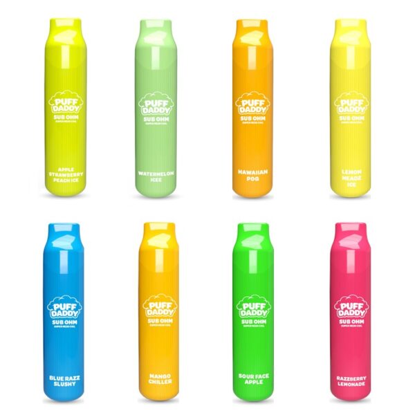 Puff Daddy 6000 Puff Rechargeable Disposable Vape with 14ml Pre-Filled E-Liquid and Mesh Coil