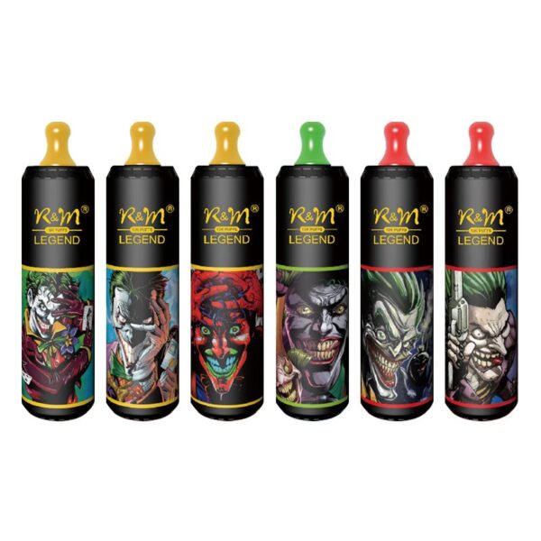 RandM Legend Disposable Vape – 20ml 5% Nic Salt, 650mAh Rechargeable, 10000 Puffs, Mesh Coil, Adjustable Airflow