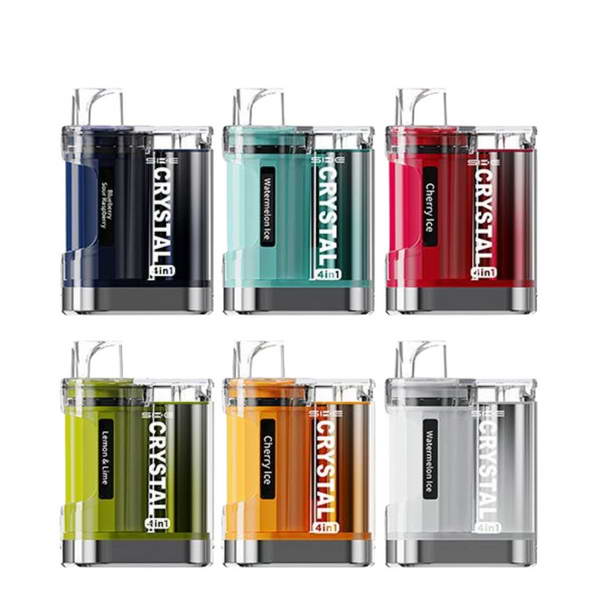 SKE Crystal 4 in 1 2400 Puffs Disposable  Pod Vape | Wholesale