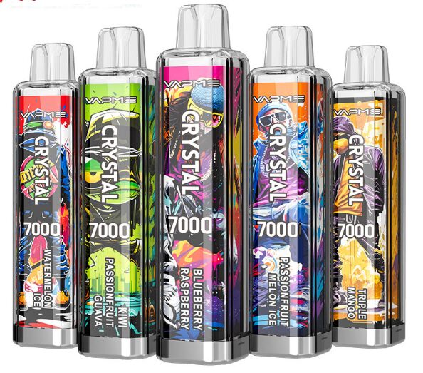 VAPME CRYSTAL 7000 Disposable Wholesale: Long Lasting, Durable Battery, Rich Flavor Variety & Optimal Pricing
