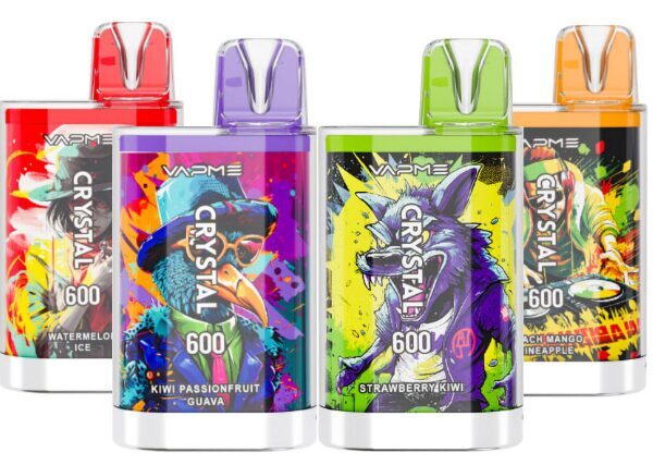 VAPME CRYSTAL 600 Disposable Wholesale: Compact Design, Efficient Battery, Variety of Flavors & Economical Pricing