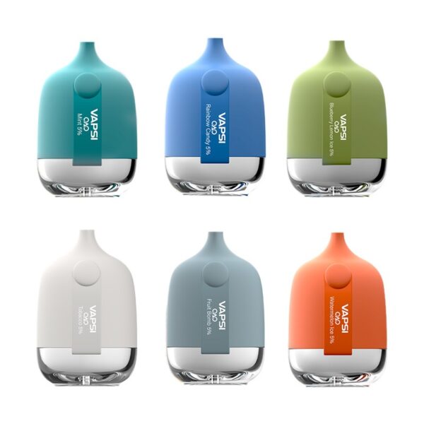 Vapsi OAO 6000 Puff Rechargeable Disposable Vape with 12ml Pre-Filled E-Liquid and Mesh Coil