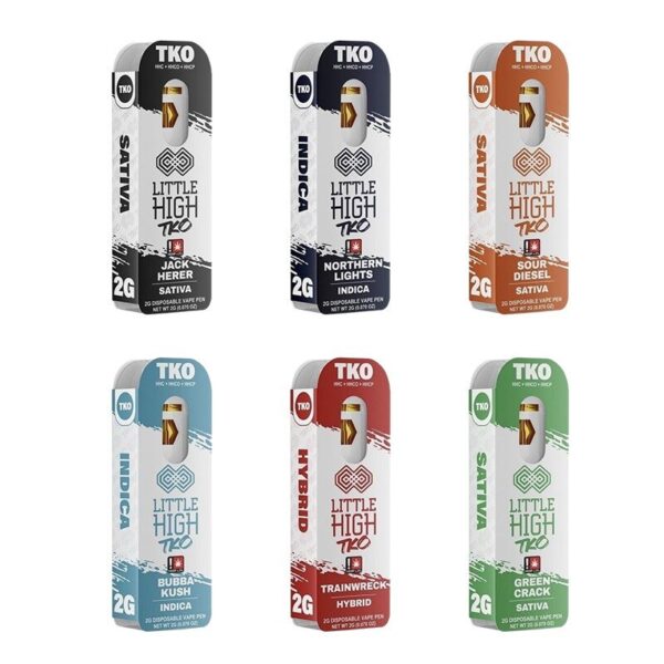 Little High TKO 2G Natural HHC Blend Disposable Vape