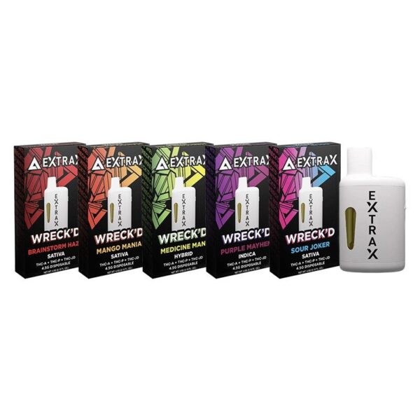 Delta Extrax Wreckd THC-A Blend Disposable Vape: High-Potency THC-A Blend for Elevated Experiences