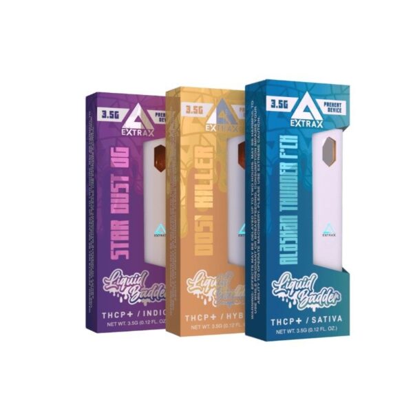 Delta Extrax Liquid Badder THCP+ Disposable Vape: Elevate Your Experience with Smooth THCP+ Blends
