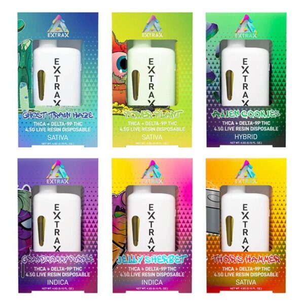 Delta Extrax Adios THC-A Blend Disposable Vape: Say Goodbye to Negative Vibes with Potent THC-A Blends