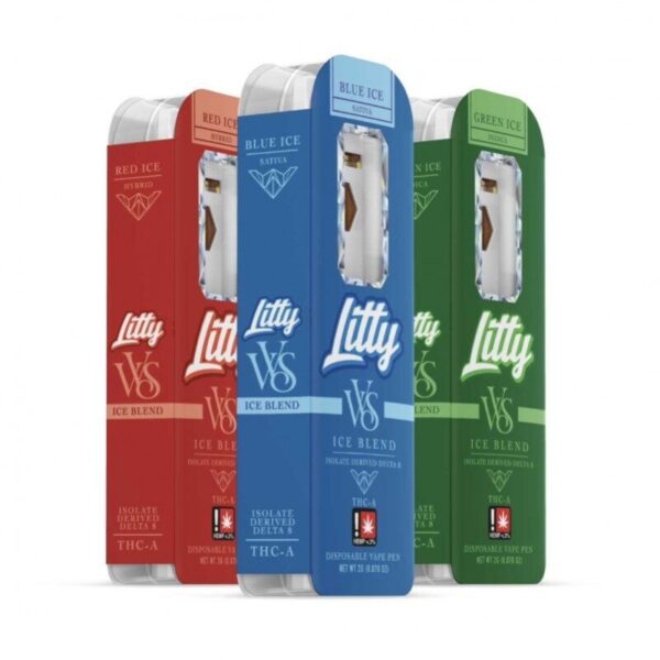Litty VVS Ice Blend THC-A Disposable Vape: Chill Out with High-Potency THC-A and Cool Mint Flavor