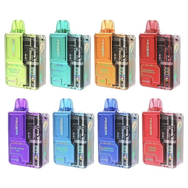 Freemax Friobar MX 10K Disposable Vape – 10,000 Puffs, DuoMesh 2.0 Coil, 5% Nicotine, Rechargeable with Display