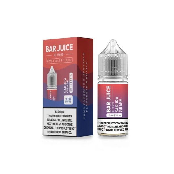 Bar Juice BJ15000 Salts Watermelon Ice E-liquid – 30ml Nic Salt Vape Juice with Cooling Watermelon Flavor
