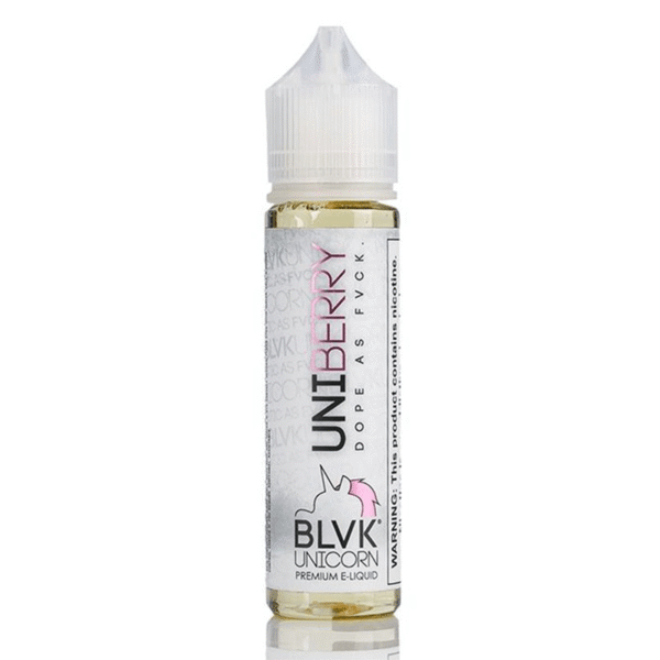 BLVK Unicorn UniBerry E-liquid – 60ml Vape Juice with Strawberry & Cream Flavors