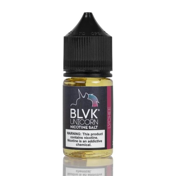 BLVK Unicorn Lychee Nic Salt E-liquid – 30ml Vape Juice with Sweet Lychee & Cool Menthol Flavors