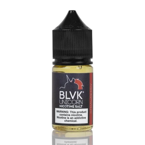 BLVK Unicorn Strawberry Nic Salt E-liquid – 30ml Vape Juice with Sweet Strawberry Candy Flavor