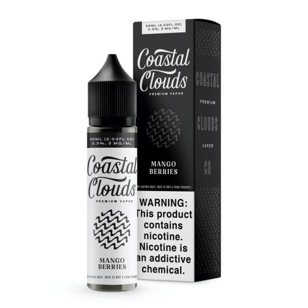 Coastal Clouds Mango Berries E-Juice 60ml – Ripe Mango and Juicy Berries Blend Vape Juice