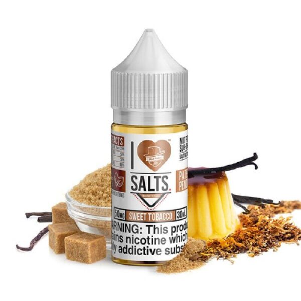 I Love Salts Sweet Tobacco E-Juice 30ml – Rich, Nutty Tobacco with a Hint of Sweetness Vape Juice