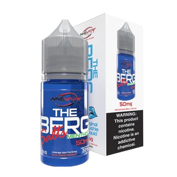 Innevape Heisenberg Menthol Blue Raspberry Ice Pop Salt Nic E-Juice 30ml – Refreshing Blue Slushie Menthol Nic Salt Vape Juice