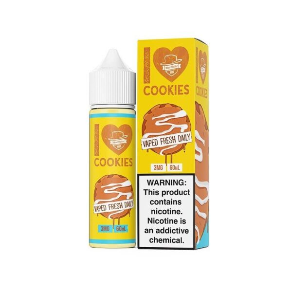 Strawberry Caramel Cookie Vape Juice – Mad Hatter I LOVE COOKIES E-juice 60ml